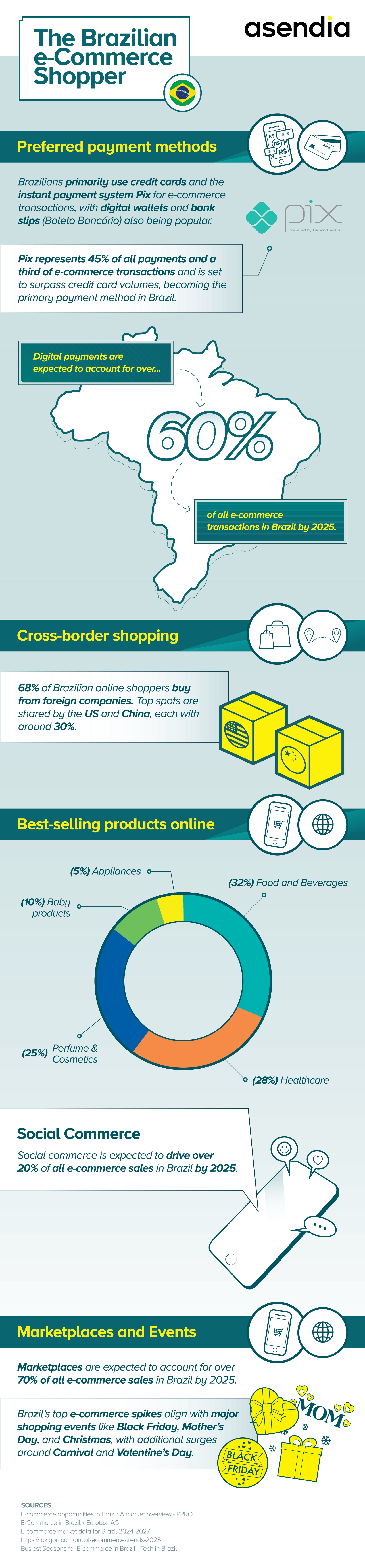 The Brazilian e-Commerce Shopper (infographic)