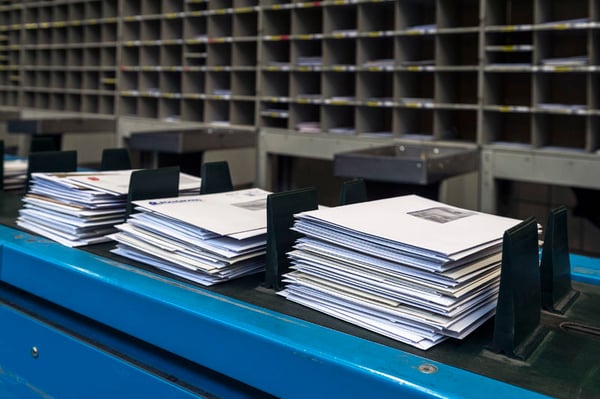 Asendia sorting mail