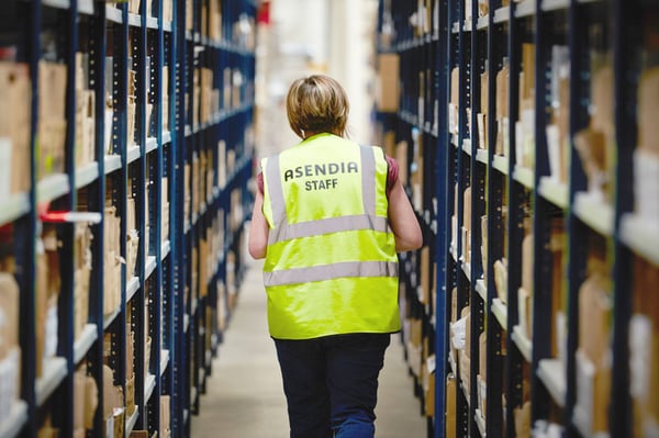 Asendia women staff working in logistics